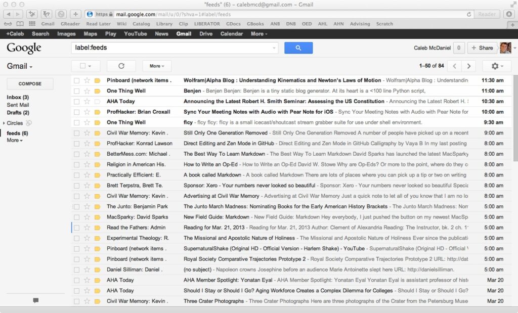 Acceso a Correo webmail. En este caso es Gmail.