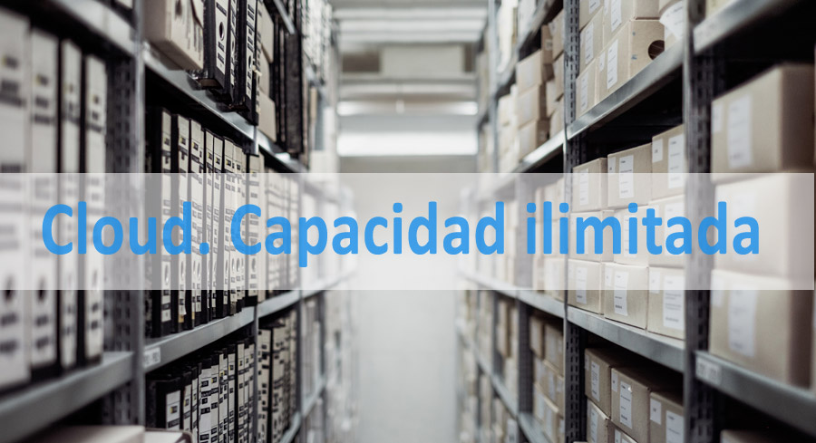 la nube es ilimitada