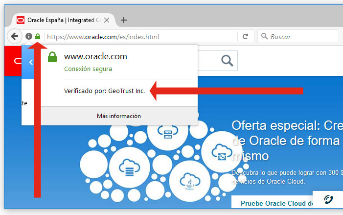 certificado oracle
