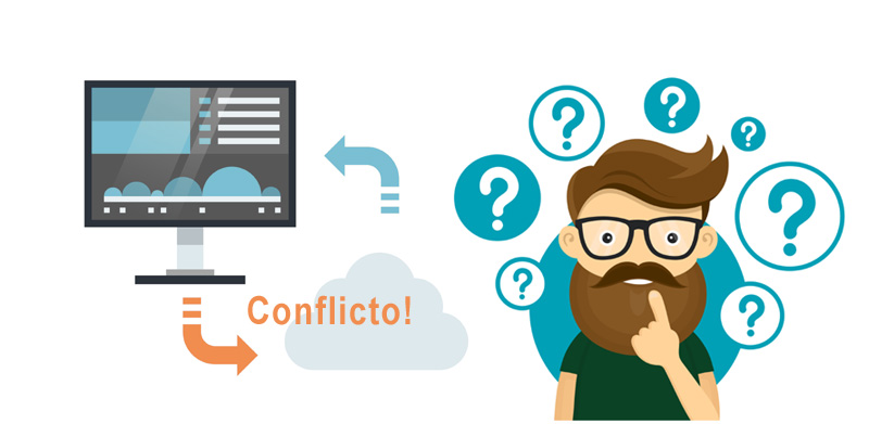 Conflictos y pérdidas de archivos