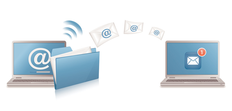 copiar emails entre portátiles