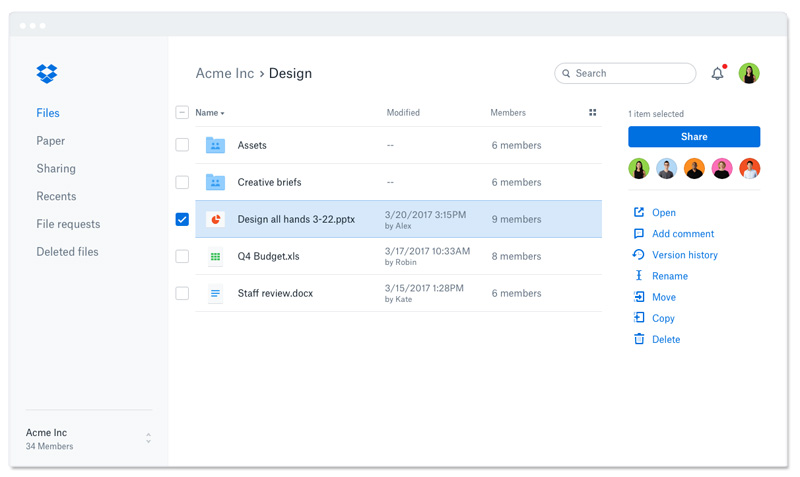 Captura Dropbox