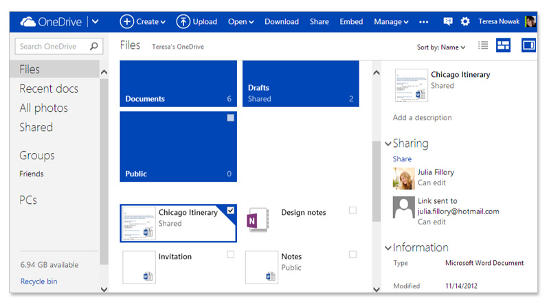Captura Onedrive