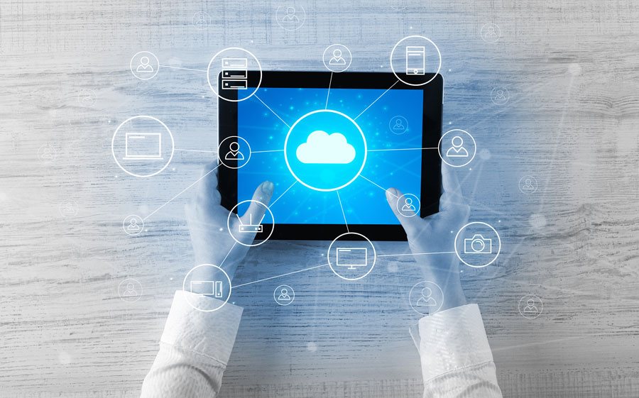 Acceso a servicios en la nube desde una tablet