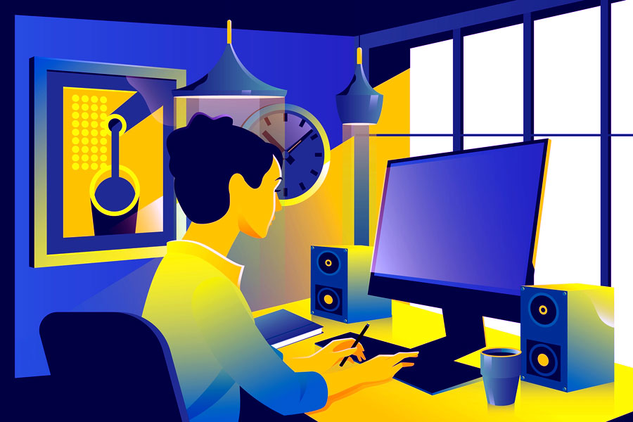 Teletrabajo. Trabajo desde casa.