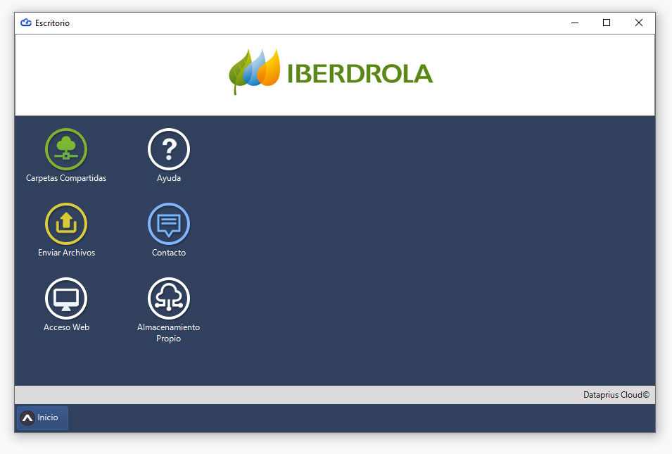 Escritorio reducido Dataprius