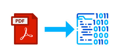 Un PDF es un bloque de ceros y unos en el disco.