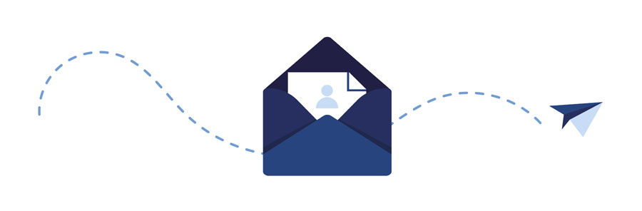Imagen representativa de envío de email