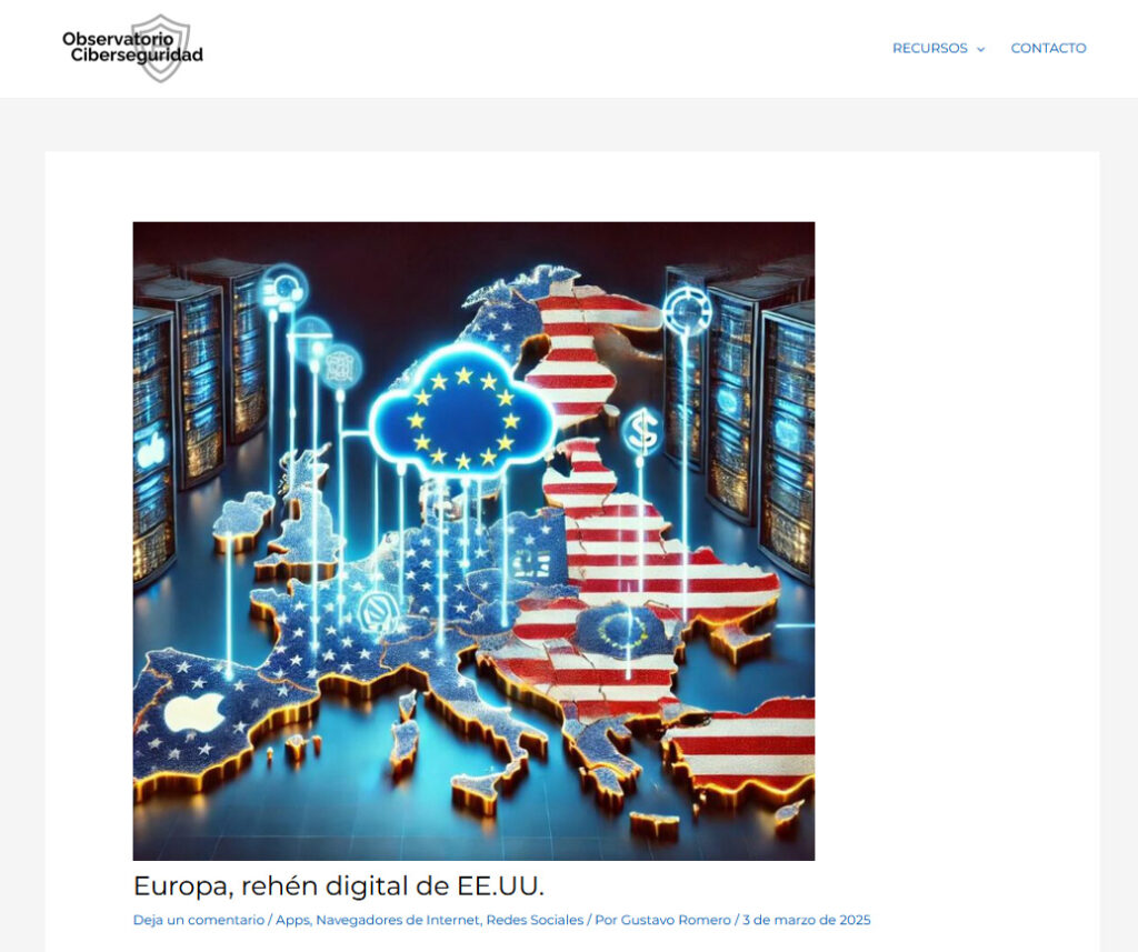 Europa, rehén digital de EE.UU.