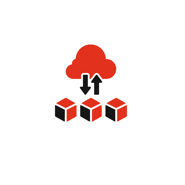 Icono que simboliza cloud computing.