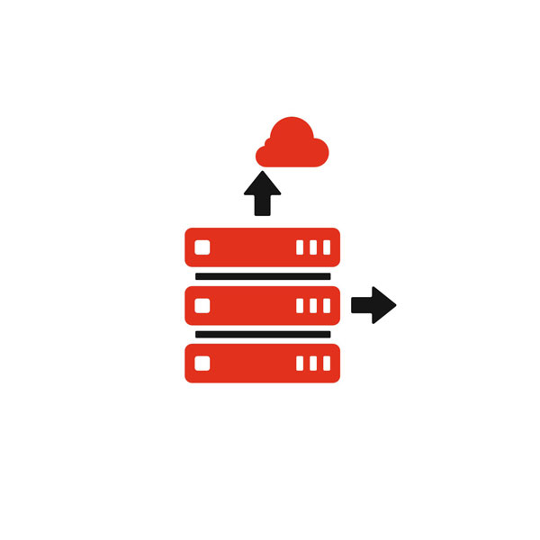 Icono que simboliza quitar servidor e ir a la nube